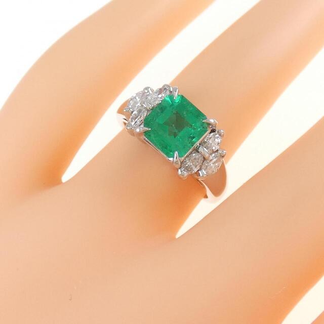 PT エメラルド リング 0.41CT