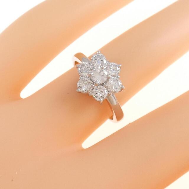 PT フラワー ダイヤモンド リング 1.02CT