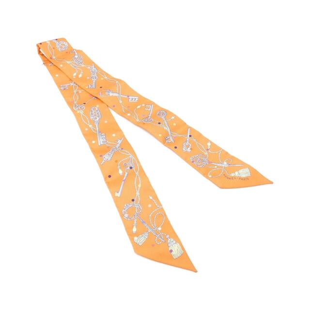 未使用品】エルメス LES CLES A POIS ツイリー 063871S スカーフ 定番