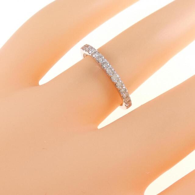 K18WG ハーフエタニティ ダイヤモンド リング 0.31CT レディースのアクセサリー(リング(指輪))の商品写真