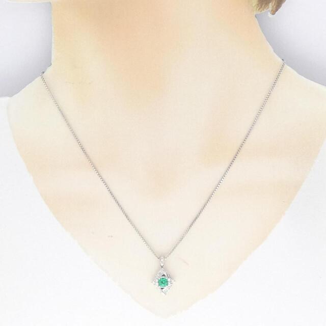 PT エメラルド ネックレス 0.41CT