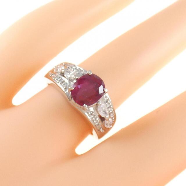 PT ルビー リング 0.47CT