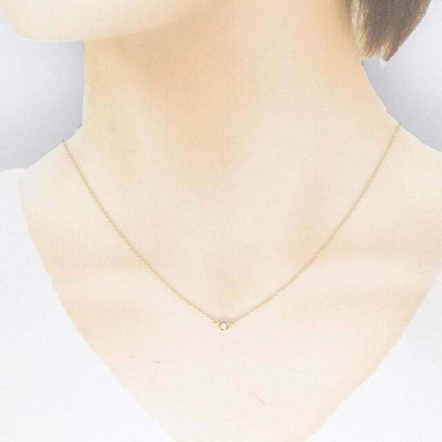 K18YG ソリティア ダイヤモンド ネックレス | www.innoveering.net