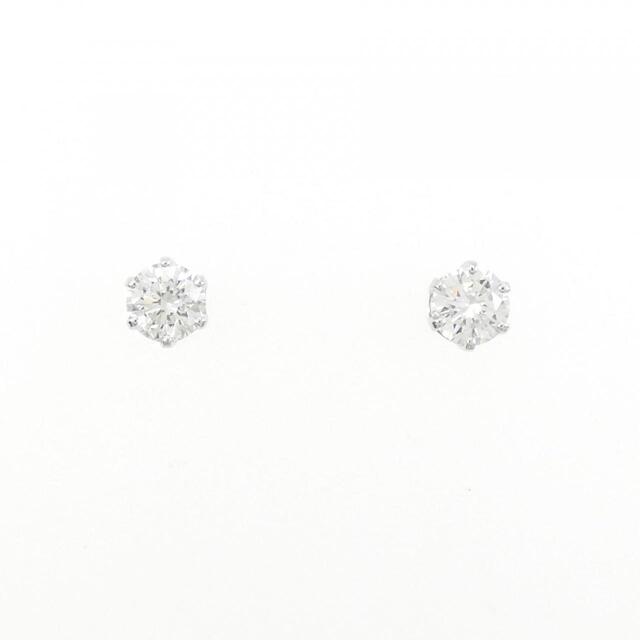 PT ソリティア ダイヤモンド ピアス 0.40CT