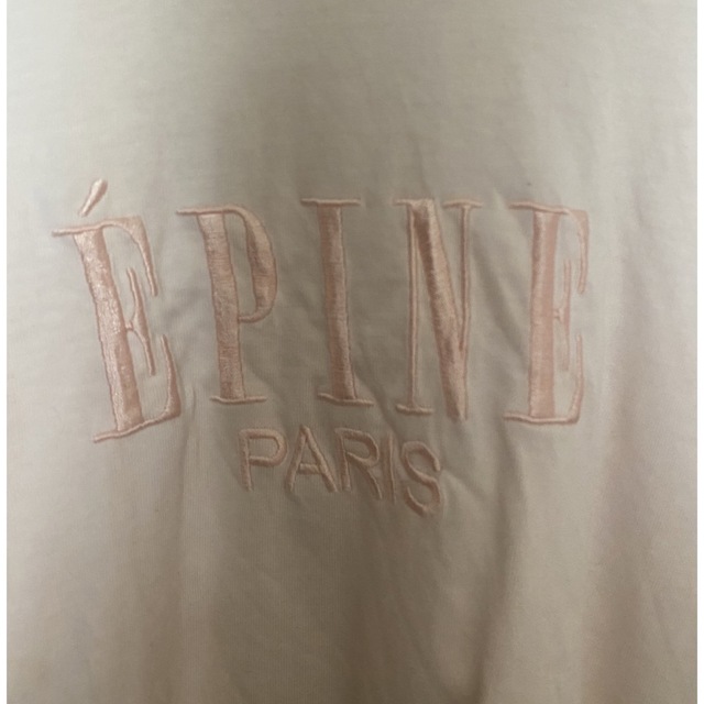 épine(エピヌ)のepine Tシャツ　ピンク　刺繍 レディースのトップス(Tシャツ(半袖/袖なし))の商品写真