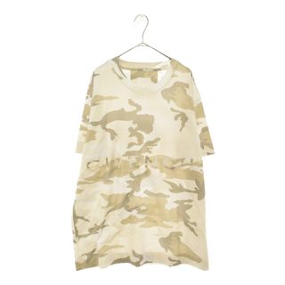 GIVENCHY ジバンシィ 22AW 4G CAMO T-shirtロゴプリント 迷彩柄 半袖Tシャツ カットソー BM71D730W0 ブラウン/カモ