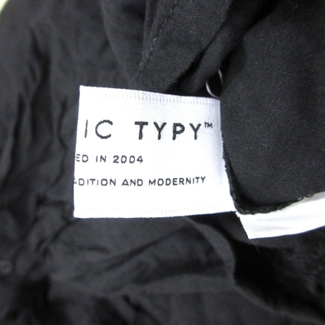 CIAOPANIC TYPY(チャオパニックティピー)のチャオパニック ティピー シャツ ブラウス スキッパーカラー 長袖 ONE 黒 レディースのトップス(シャツ/ブラウス(長袖/七分))の商品写真
