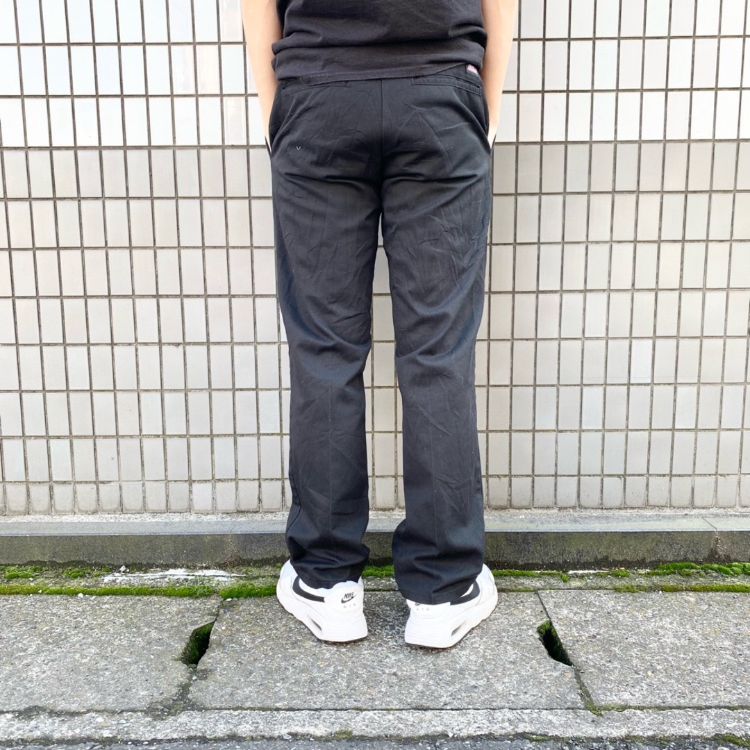 Dickies US古着 ディッキーズ GENUINE Dickies ワークパンツ フラットフロントフレックスパンツ Slim Fit  GP8111BK サイズ：W31 L30 ブラック 【中古】の通販 by 古着屋mellowラクマ店｜ディッキーズならラクマ