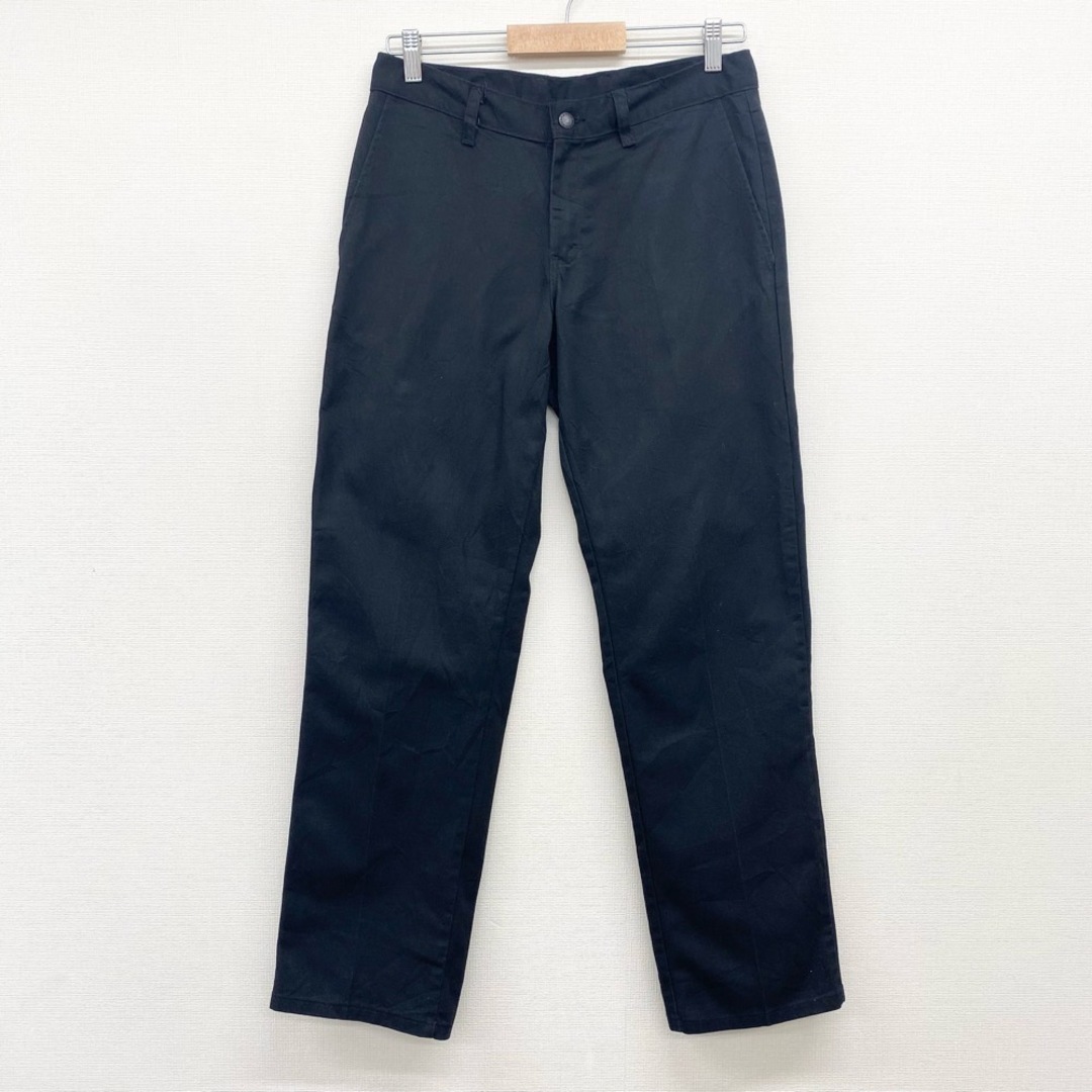 Dickies(ディッキーズ)のUS古着 ディッキーズ GENUINE Dickies ワークパンツ フラットフロントフレックスパンツ Slim Fit GP8111BK サイズ：W31 L30 ブラック 【中古】 メンズのスーツ(スラックス/スーツパンツ)の商品写真