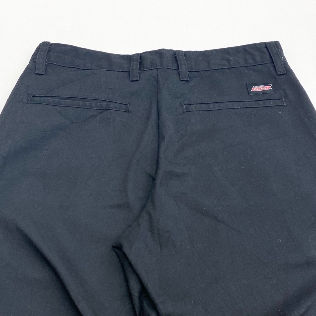 Dickies(ディッキーズ)のUS古着 ディッキーズ GENUINE Dickies ワークパンツ フラットフロントフレックスパンツ Slim Fit GP8111BK サイズ：W31 L30 ブラック 【中古】 メンズのスーツ(スラックス/スーツパンツ)の商品写真