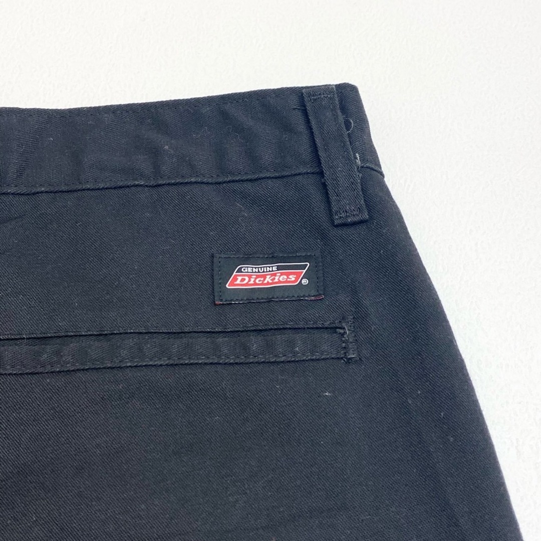 Dickies(ディッキーズ)のUS古着 ディッキーズ GENUINE Dickies ワークパンツ フラットフロントフレックスパンツ Slim Fit GP8111BK サイズ：W31 L30 ブラック 【中古】 メンズのスーツ(スラックス/スーツパンツ)の商品写真