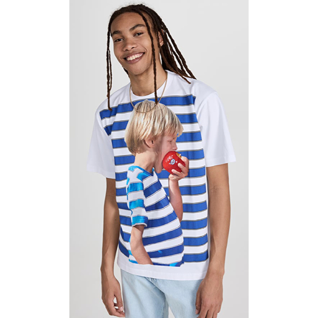 J.W.ANDERSON(ジェイダブリューアンダーソン)のJW ANDERSON BOY WITH APPLE OVERSIZED TEE メンズのトップス(Tシャツ/カットソー(半袖/袖なし))の商品写真