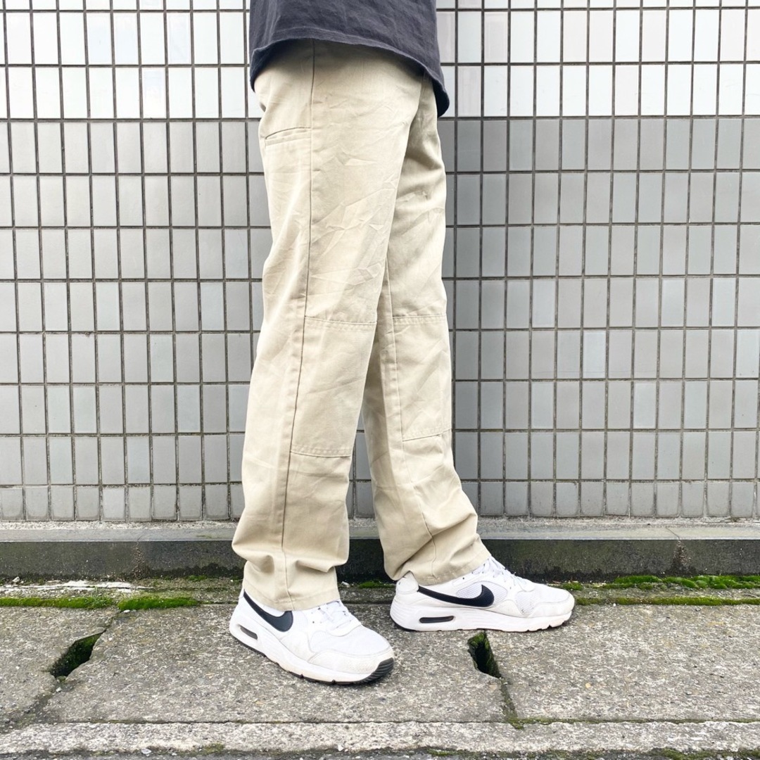 Dickies(ディッキーズ)のレディース US古着 ディッキーズ GENUINE Dickies ワークパンツ ダブルニー UP200DS サイズ：W30 L30 ベージュ 【中古】 レディースのパンツ(その他)の商品写真