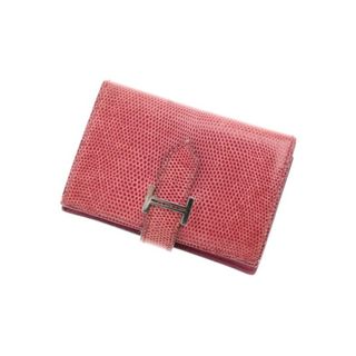 エルメス(Hermes)のHERMES エルメス カードケース - ピンク 【古着】【中古】(名刺入れ/定期入れ)