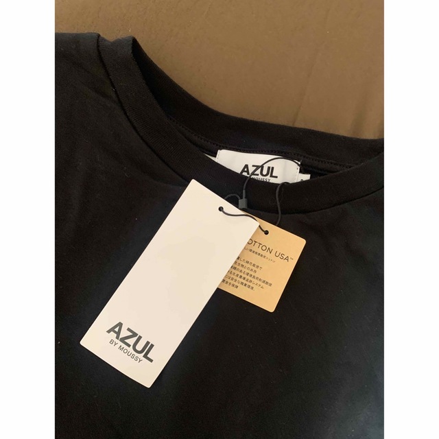 AZUL by moussy(アズールバイマウジー)の⚪️AZUL Tシャツ　S 新品 レディースのトップス(Tシャツ(半袖/袖なし))の商品写真