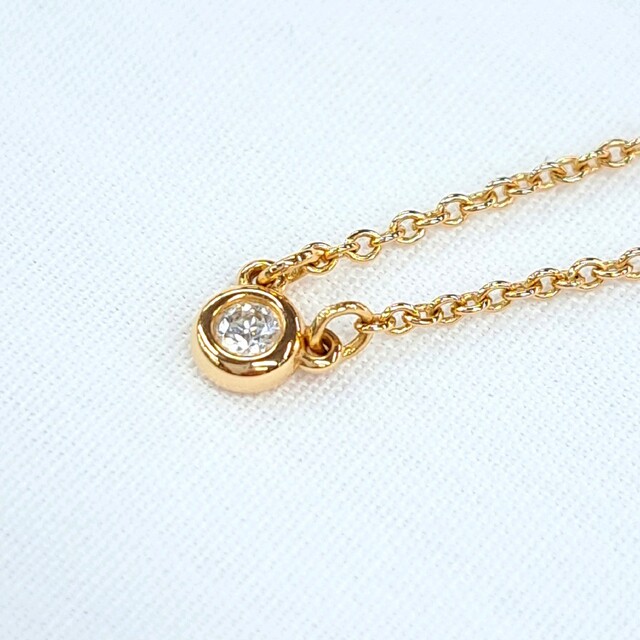 ティファニー&コー TIFFANY&Co. バイザヤード ネックレス K18PG