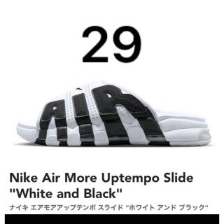 ナイキ(NIKE)の29 モアテン　サンダル　ゼブラ(サンダル)