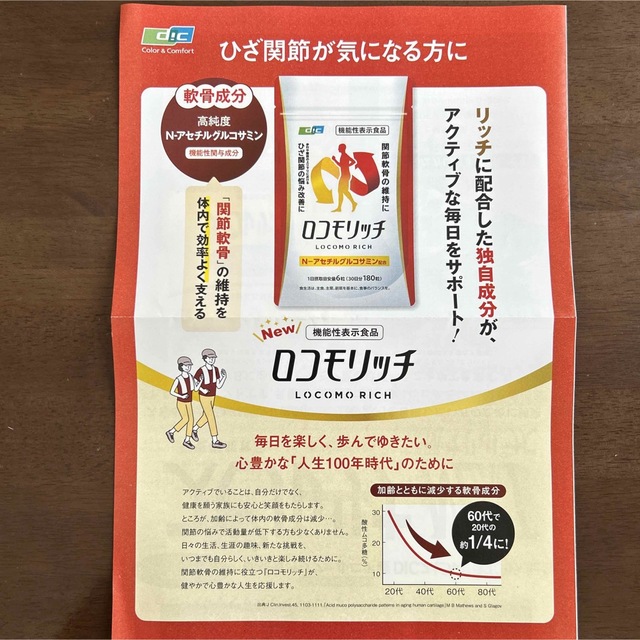 DIC株主優待　スピルリナNEXT  ロコモリッチ 食品/飲料/酒の健康食品(その他)の商品写真