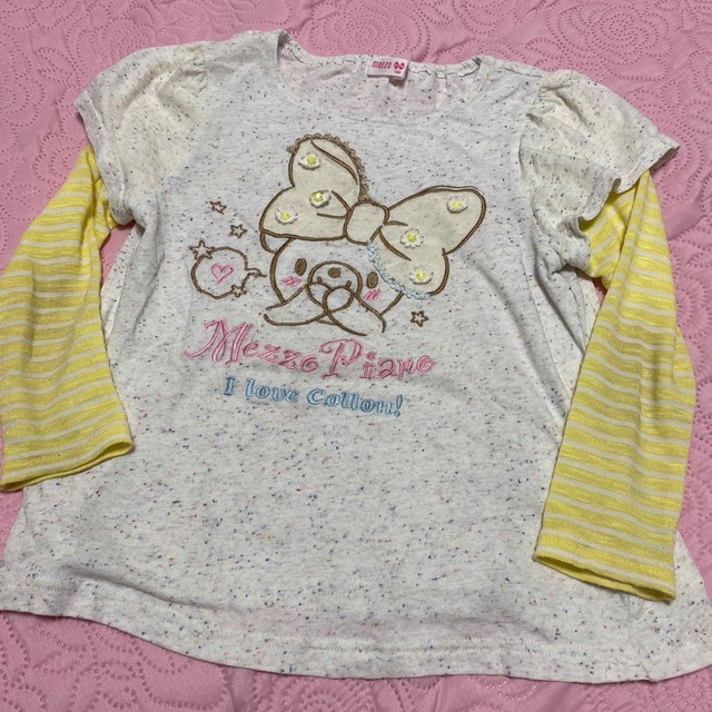 mezzo piano(メゾピアノ)の激かわ！メゾピアノ  ロンT キッズ/ベビー/マタニティのキッズ服女の子用(90cm~)(Tシャツ/カットソー)の商品写真