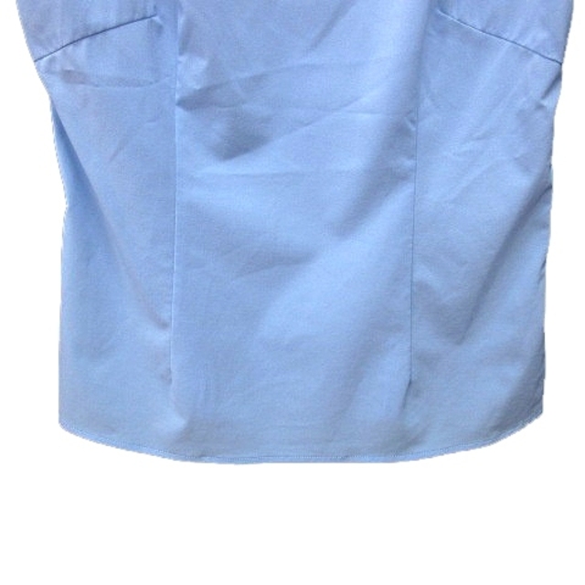 Swingle(スウィングル)のスウィングル Swingle ブラウス 半袖 ビジュー S 水色 ライトブルー レディースのトップス(シャツ/ブラウス(半袖/袖なし))の商品写真