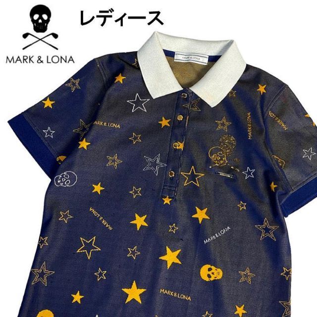 MARK&LONA マークアンドロナ 半袖ポロシャツ ブラック M-