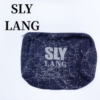 スライラング(SLY LANG)のSLY LANGスライラングロゴポーチノベルティーブラック(ポーチ)