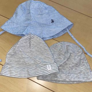 エイチアンドエム(H&M)のH&M 帽子　つばつき　コットンキャップ　コットン帽子　サンハット(帽子)