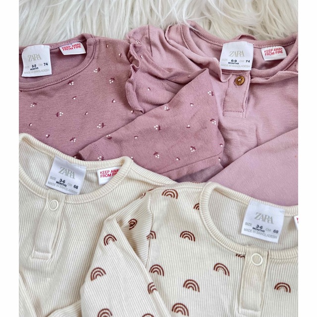 ZARA KIDS(ザラキッズ)のZARA baby ザラベビー❤︎ロンパースセット キッズ/ベビー/マタニティのベビー服(~85cm)(ロンパース)の商品写真