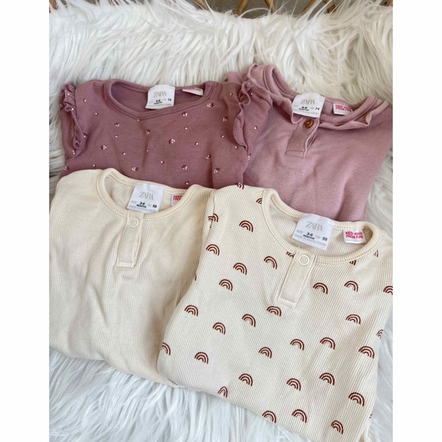 ZARA KIDS(ザラキッズ)のZARA baby ザラベビー❤︎ロンパースセット キッズ/ベビー/マタニティのベビー服(~85cm)(ロンパース)の商品写真