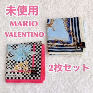 マリオバレンチノ(MARIO VALENTINO)の【新品】MARIO VALENTINO マリオバレンティノ　大きめタオルチーフ(ハンカチ)