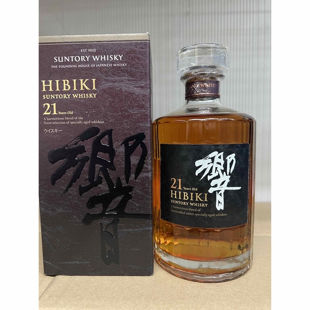 限定製作】 響21年 サントリー - サントリー HIBIKI 未開詮 箱付 43