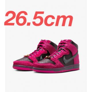 ナイキ(NIKE)のNikeSB Dunk High "Active Pink and Black"(スニーカー)