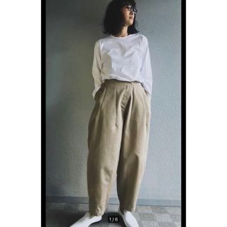 ビューティアンドユースユナイテッドアローズ(BEAUTY&YOUTH UNITED ARROWS)のnala コクーンチノ　ベージュ　S(チノパン)