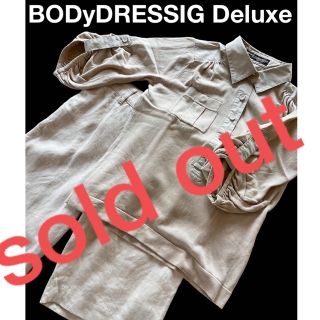 ボディドレッシングデラックス(BODY DRESSING Deluxe)のボディドレッシングデラックス　カットソー　ポロシャツ　薄手ニット　麻　トップス(ポロシャツ)