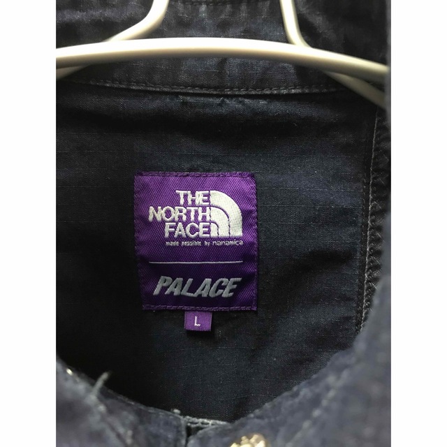 PALACE(パレス)のパレス ノースフェイスパールレーベル インディゴリップストップコーチジャケット メンズのジャケット/アウター(その他)の商品写真