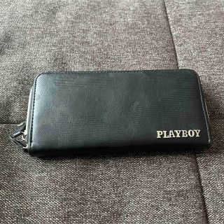 プレイボーイ(PLAYBOY)のPLAYBOY プレイボーイ　長財布　財布　黒　ブラック　迷彩柄(長財布)