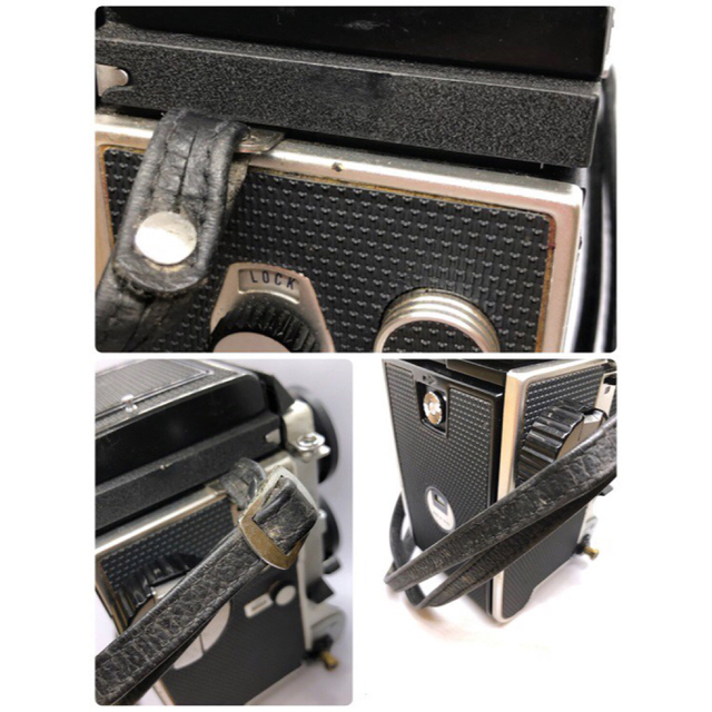 ♤MAMIYA C220 2眼レフカメラ 専用ケース付き ジャンク品 超特価激安