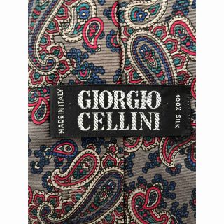 【GIORGIO CELLINI】美品ネクタイ　総柄(ネクタイ)