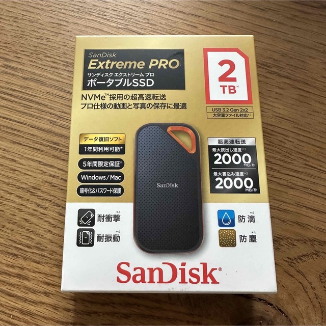 SanDisk - SanDisk SDSSDE81-2T00-J25の通販 by u-sk.mac's shop｜サンディスクならラクマ