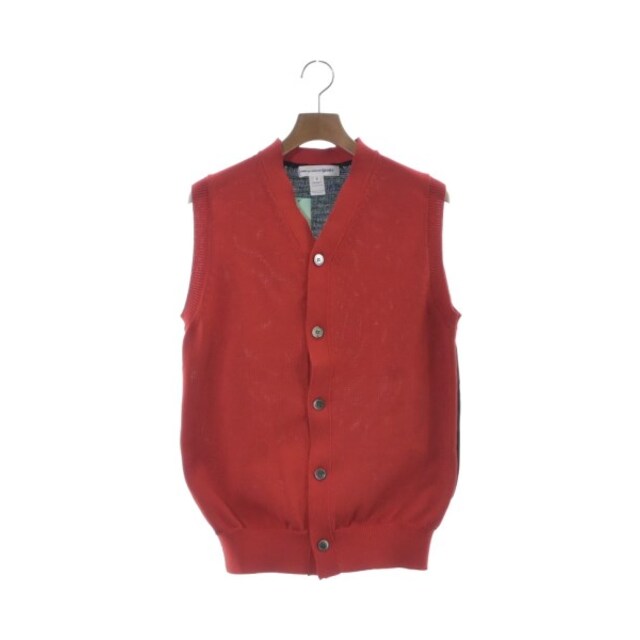 COMME des GARCONS SHIRT ベスト M 赤x紺