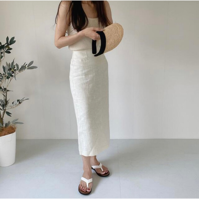 linen skirt