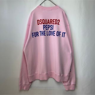 レア　DSQUARED2×pepsi コラボ　スウェットトレーナー　ピンク