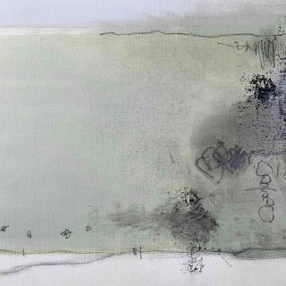 かわいい~!」 現代アート 73×60.5㎝ F20 原画 大きめ モダン 絵画