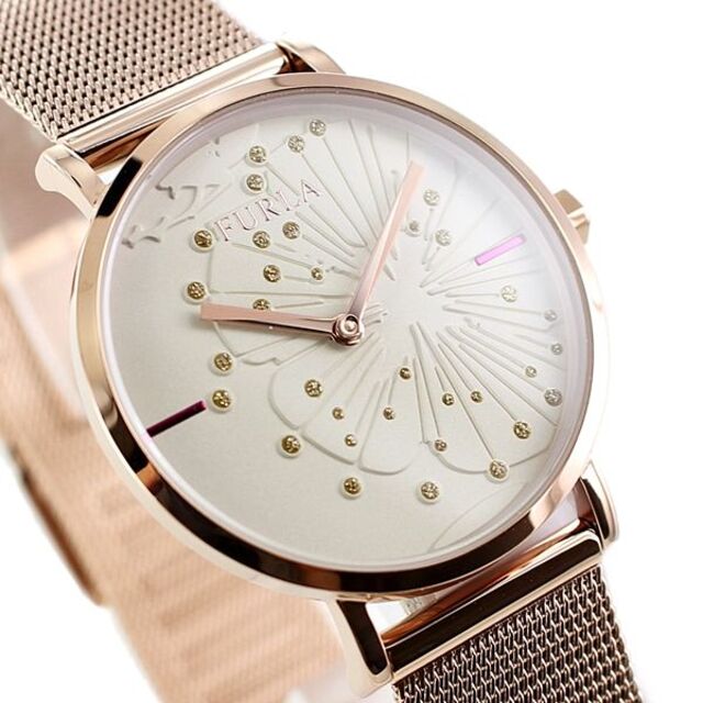 Furla(フルラ)のフルラ 時計 レディース 腕時計 GIADA ピンクゴールド メッシュ レディースのファッション小物(腕時計)の商品写真