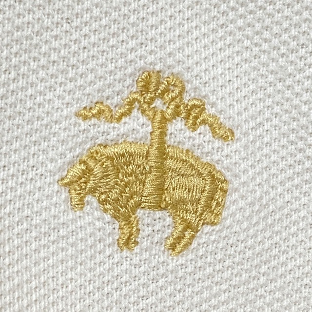 Brooks Brothers(ブルックスブラザース)のBrooks Brothers ブルックスブラザーズ ポロシャツ 刺繍ロゴ 白 メンズのトップス(ポロシャツ)の商品写真