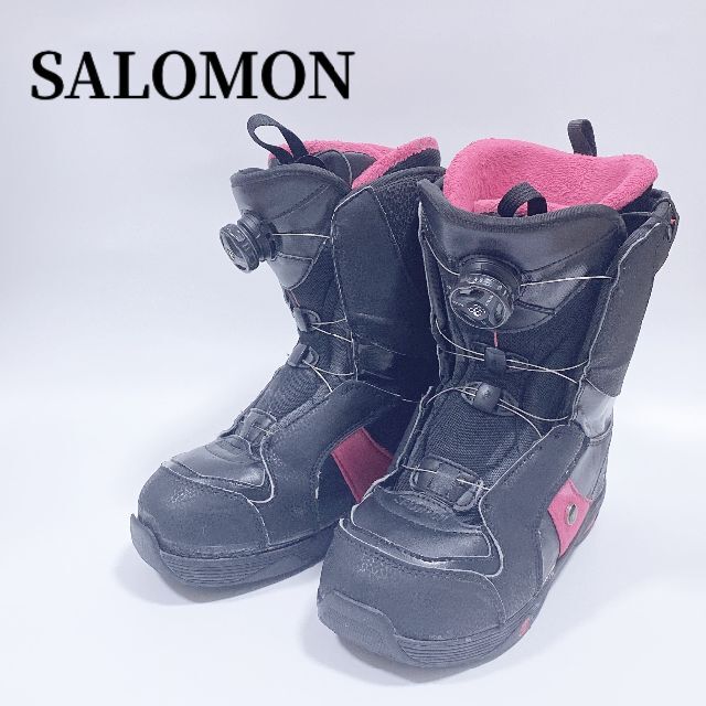 SALOMON - SALOMONサロモンジャンクレディーススノーボードブーツピンクブラック23cｍの通販 by namy fashionshop｜ サロモンならラクマ