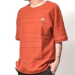 日本製 Branchworks オーガニックコットン ジャガード Tシャツ M