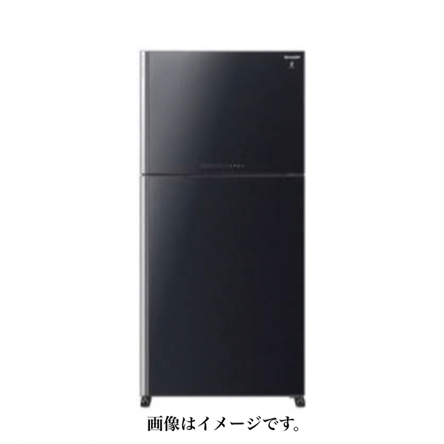 SHARP シャープ 冷蔵庫 2ドア SJ-60H 600L ブラックスマホ/家電/カメラ