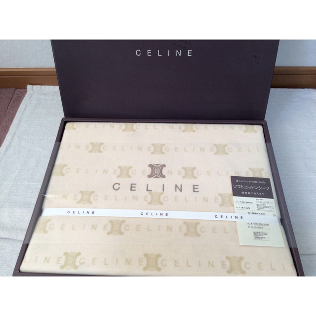 celine(セリーヌ)のCELENE ソフトコットンシーツ インテリア/住まい/日用品の寝具(シーツ/カバー)の商品写真