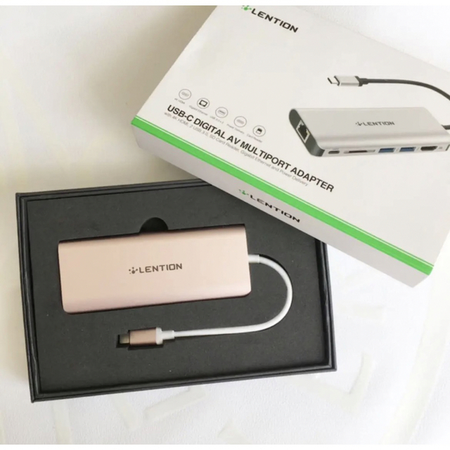 Apple - LENTION USB Type-C ハブ ピンクの通販 by run's shop ...